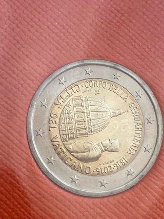 2 Euro Vaticano 2016 Gendarmeria