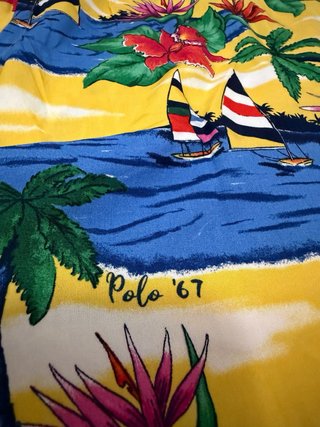 Camisa Polo Ralph Lauren Estampada Tropical