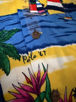 Camisa Polo Ralph Lauren Estampada Tropical