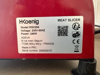 Cortafiambres H.Koenig Roja