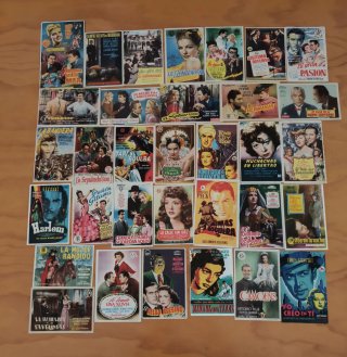 Lote de Folletos Cine Antiguos Varios Títulos