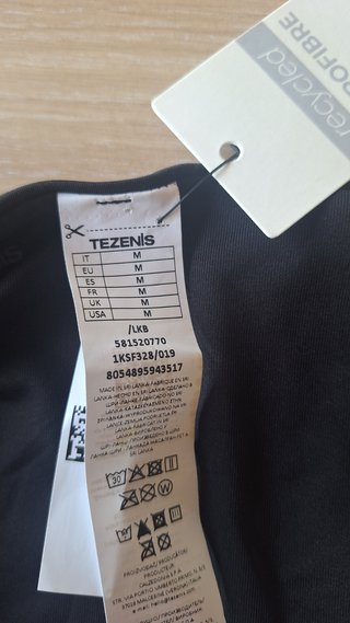 Slip bikini Tezenis nero taglia unica