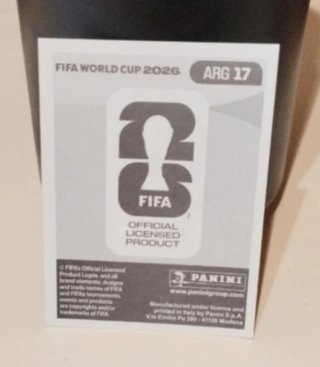 Cromo Panini Mundial FIFA 2026 cantidad repetidas