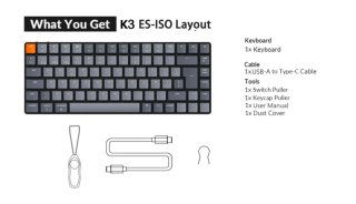 Teclado Keychron K3 V2 Red Linear