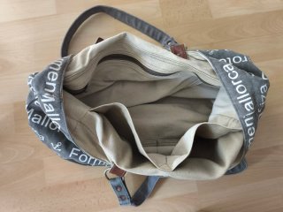 Bolso de tela con nombres de islas