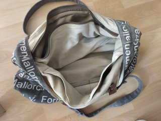 Bolso de tela con nombres de islas