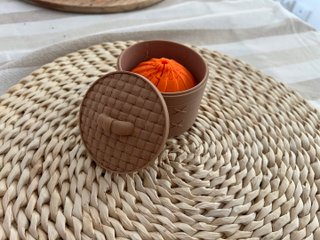 Bao Dumpling Fidget Toy + Cestino 3D