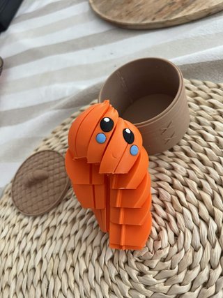 Bao Dumpling Fidget Toy + Cestino 3D