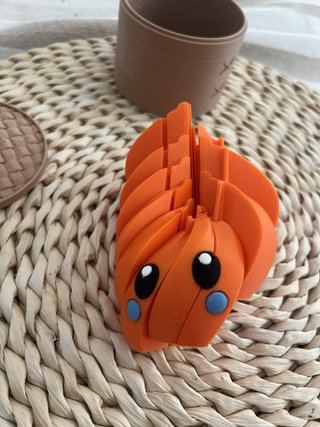 Bao Dumpling Fidget Toy + Cestino 3D