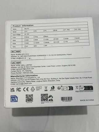 NiPoGi E3B Mini PC Ryzen 5 7430U 16GB RAM