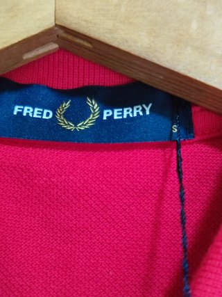 Polo Fred Perry Rojo Talla S