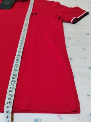 Polo Fred Perry Rojo Talla S