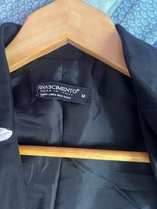 Blazer americana Rinascimento Negra T. M nueva
