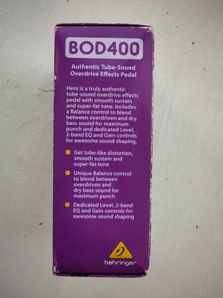 Behringer BOD400 Bass Overdrive Pedal