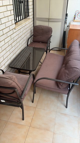 Conjunto Terraza Mesa y Sillones