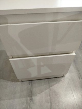 Mesita Noche Ikea Malm Blanca