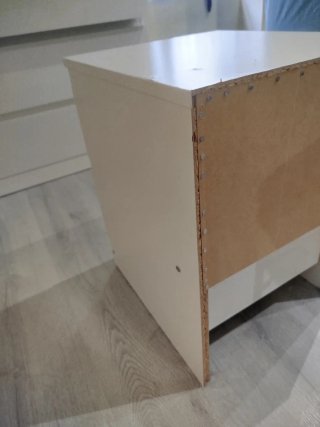 Mesita Noche Ikea Malm Blanca
