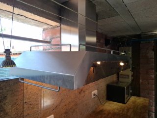 Campana extractora de cocina acero inoxidable