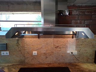 Campana extractora de cocina acero inoxidable
