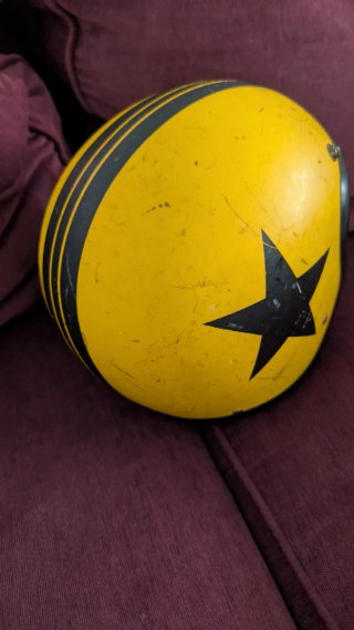 Casco DMD Jet Amarillo Estilo Retro Vintage (S/55)