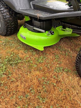 Tractor cortacésped Viking verde