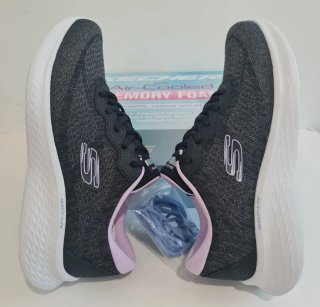 Skechers Mujer 39 Negro Jaspeado Air-Cooled