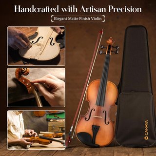 Violín CAHAYA 4/4 Madera Maciza - Set Completo