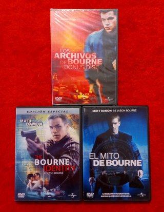 LOTE 3 DVD: THE BOURNE IDENTITY, EL MITO DE BOURNE
