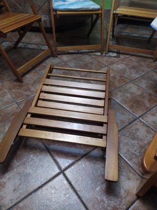Lote 4 Sillas Plegables Madera