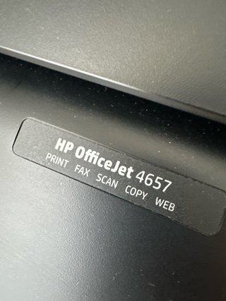 Impresora HP OfficeJet 4657 Negra