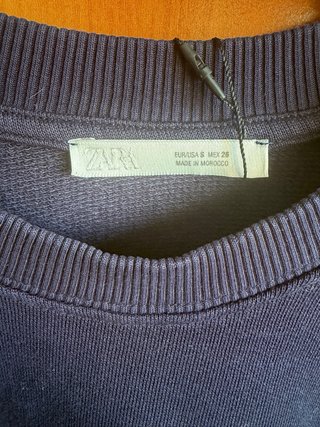 Sudadera Azul Los Angeles Zara