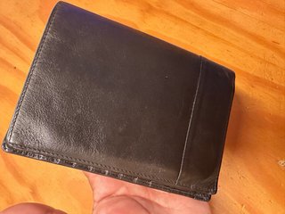 Cartera Samsonite Piel Negra