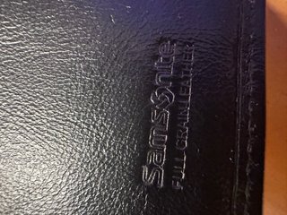 Cartera Samsonite Piel Negra