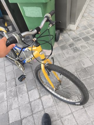 Bicicleta Coluer Azul y Amarilla