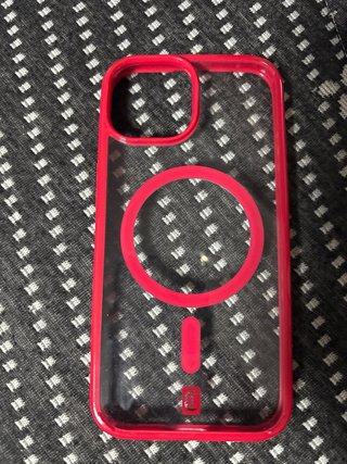 Funda iPhone 15 D Transparente Roja