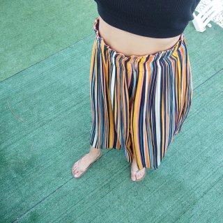 Pantalones palazzo multicolor