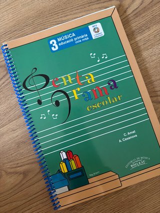 Pentagrama escolar música 3-4 : educació primàr...
