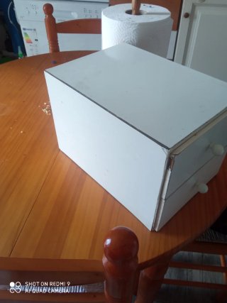 Cajonera blanca 2 cajones