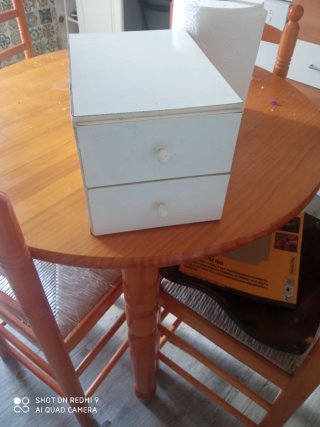 Cajonera blanca 2 cajones