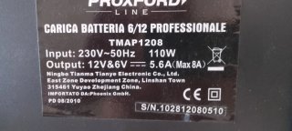Caricabatterie auto 6/12V PROXFORD TMAP1208.