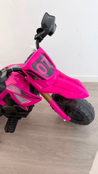 Moto Eléctrica Infantil Rosa