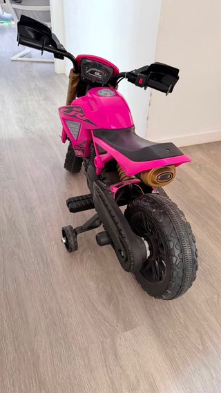 Moto Eléctrica Infantil Rosa