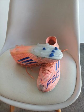 Scarpe da calcio Adidas F50 Arancione e Blu