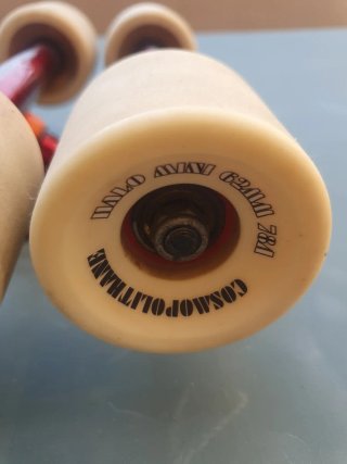 Ejes y Ruedas Longboard Paris Truck Rojos