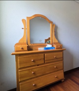 Habitación completa de madera