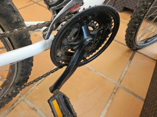 Bicicleta Rockrider Blanca