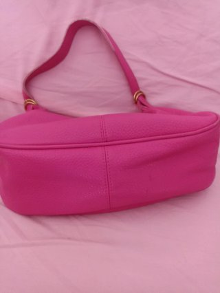 Borsa tracolla fucsia ecopelle