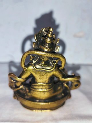 Figura bronce antigua Guru Rinpoche Tibet Buda