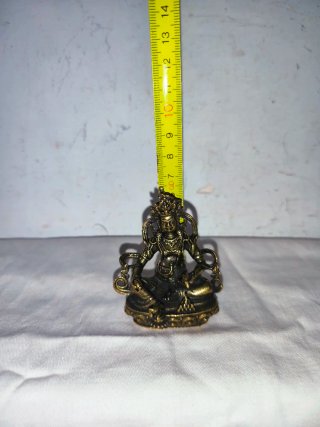 Figura bronce antigua Guru Rinpoche Tibet Buda