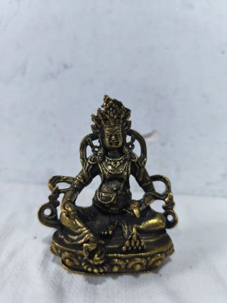 Figura bronce antigua Guru Rinpoche Tibet Buda
